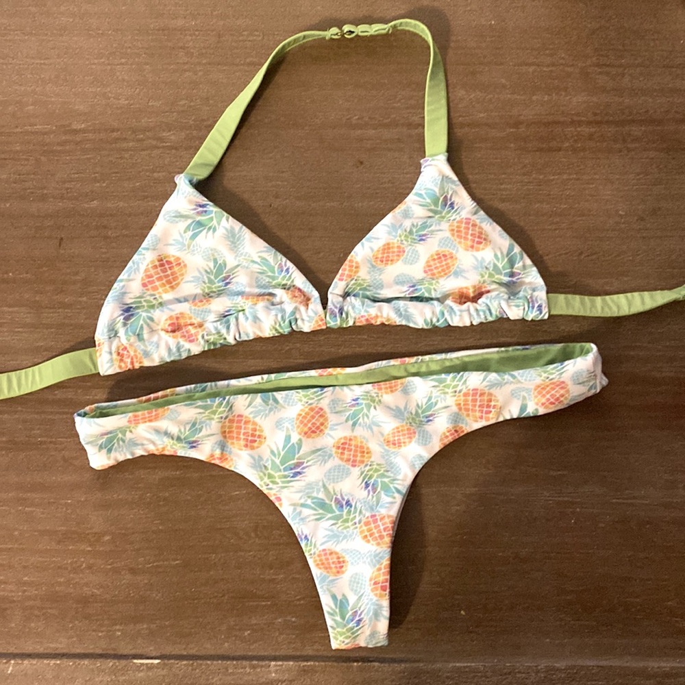 Pineapple Brazilian Bikini Set